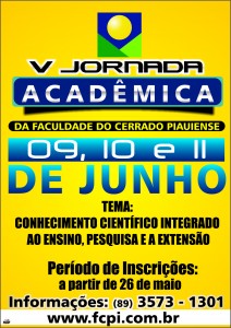 5.ª JORNADA ACADÊMICA - Panfleto