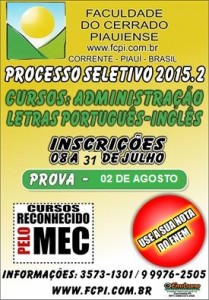 VESTIBULAR - FCP - 2015-2 (Panfleto)(2)