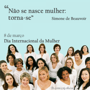 Homenagem - Dia Internacional da Mulher - Simone de Beauvoir