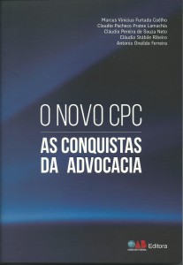 LIVRO - O NOVO CPC - As Conquistas da Advocacia (Capa)